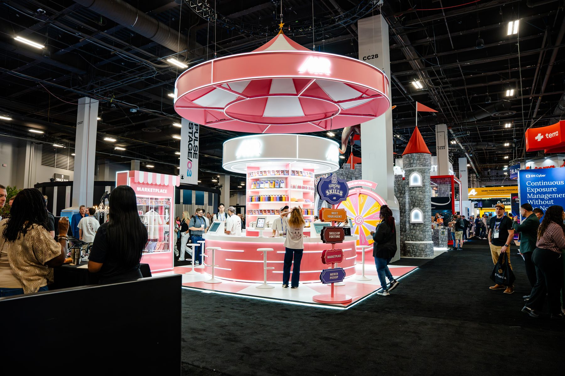 Air Security Black Hat trade show booth